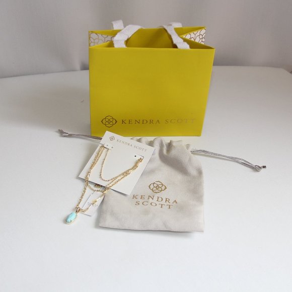 New with Tags Kendra Scott Elisa Triple-Strand Necklace